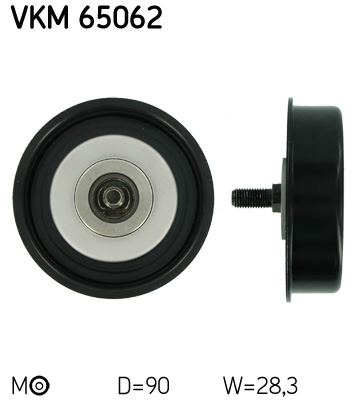 Belt Tensioner, V-ribbed belt - VKM 65062 SKF